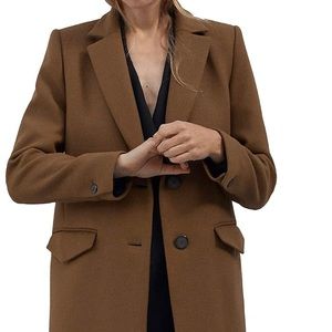 Zara masculine wool blend coat